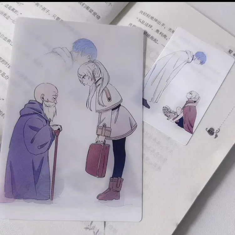 葬送的芙莉莲光栅卡辛芙三变卡动漫周边辛美尔光栅卡创意书签挂件