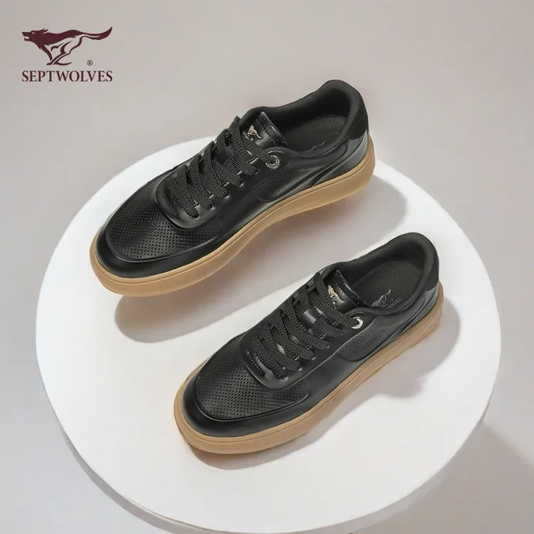 七匹狼休闲鞋2025春季透气板鞋耐磨百搭时尚运动鞋潮鞋男鞋1026