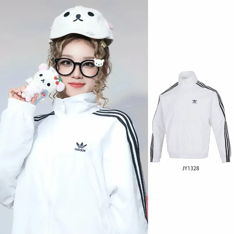 adidas/阿迪达斯正品三叶草外套2025秋季男女装运动立领梭织夹克