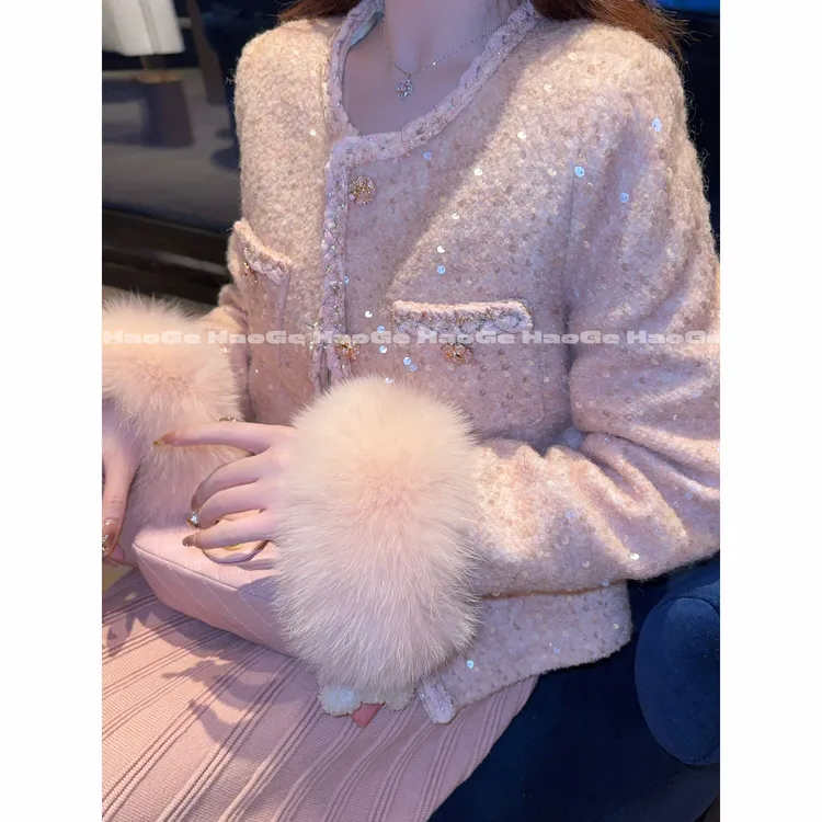 浩哥严选●粉黛佳人HGD5YRF5979A羽绒服预小众显瘦名媛气质设计感