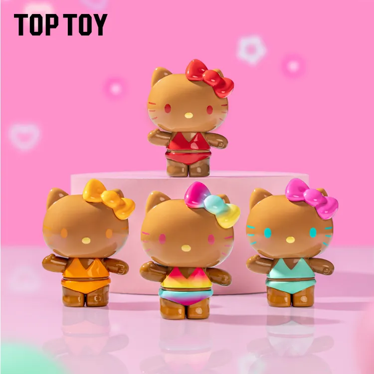 【TOPTOY】Hello Kitty夏日彩虹糖盲袋桌面车载摆件玩具官方正品