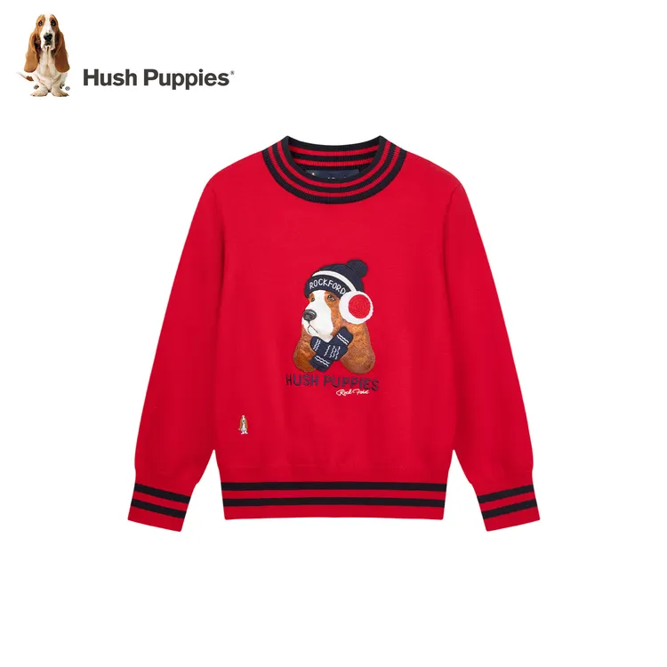 S暇步士童装冬季新款多色宽松百搭休闲线衣DR