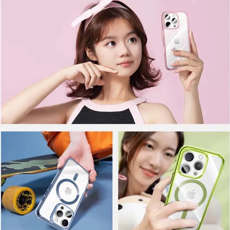 邦克仕iPhone16系列 晶彩防摔磁吸手机保护壳