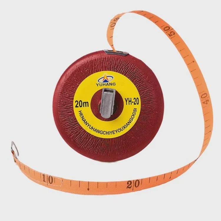 皮尺软尺卷尺100/50米加厚多功能防滑测量地尺皮卷尺拉尺布卷尺