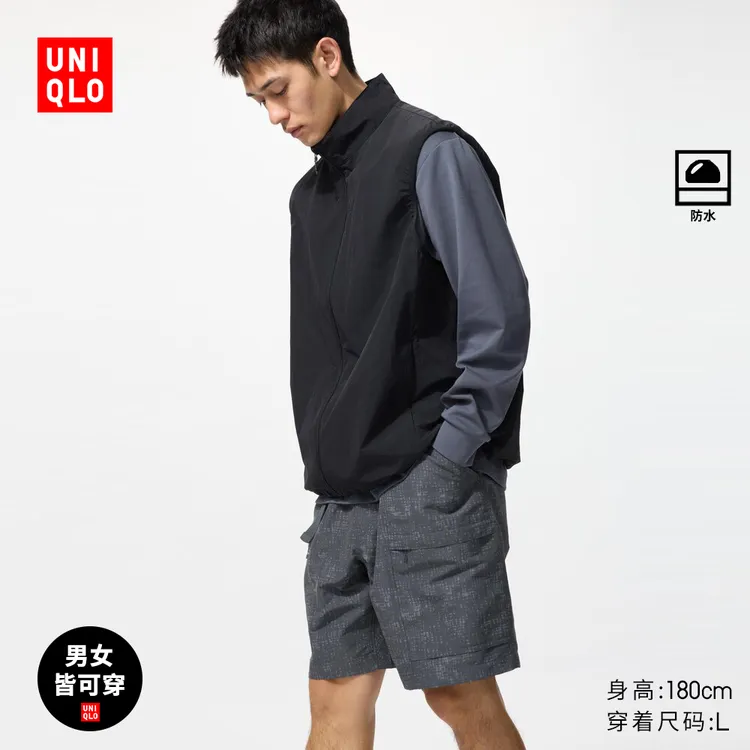 优衣库 男装/男女同款 尼龙休闲工装短裤/裤子 470617