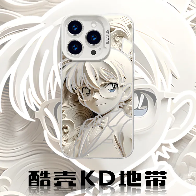 石像柯南-CYB潮图创意爆款适用苹果华为OPPO小米VIVO防摔手机壳