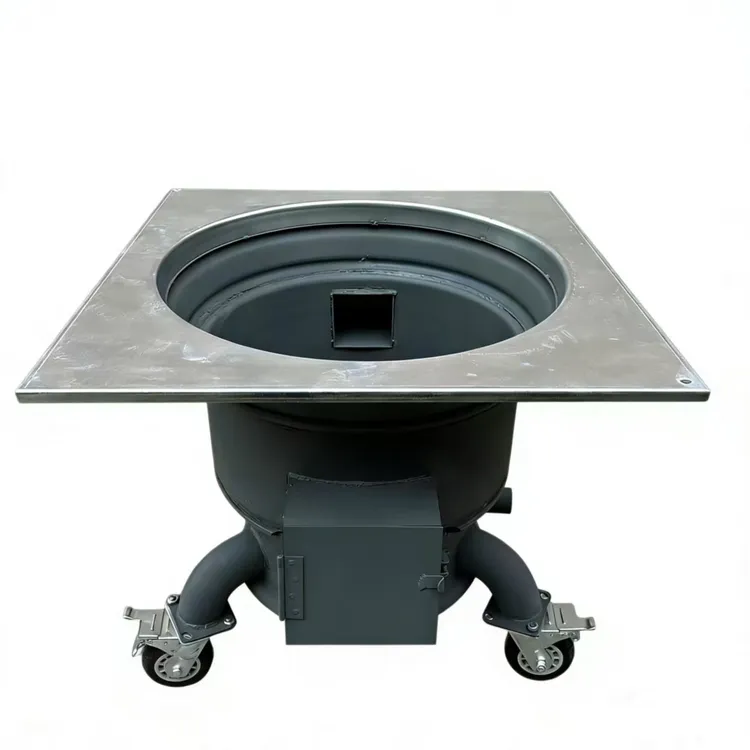 60高端台面款汽车钢圈双轮毂柴火灶可移动