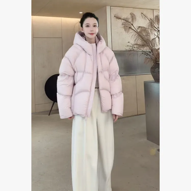 Z.blues【暖泡芙】三星白鹅绒短款拉链羽绒服YZUIRUW8888