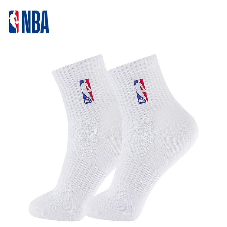 NBA薄款透气运动袜1双装棉袜跑步运动休闲体育生男女大童学生训练