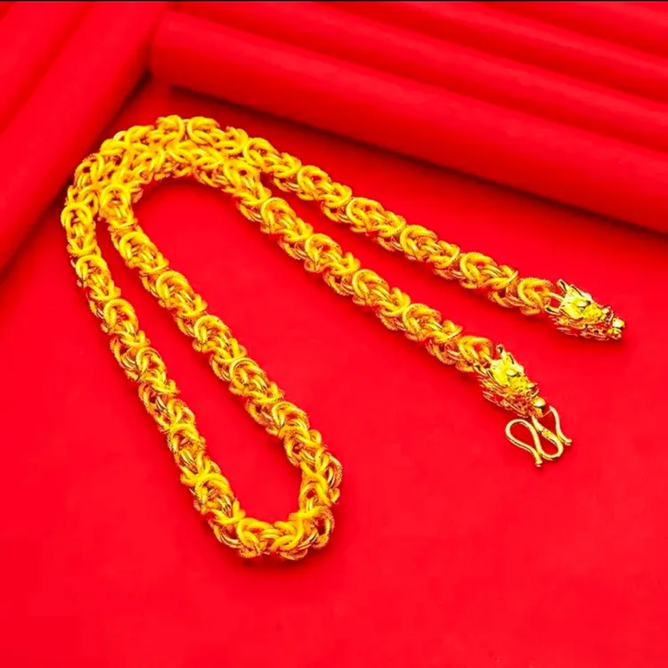 合金项链 【龙骨项链金色饰品】2025爆款潮流时尚百搭精美霸气十足