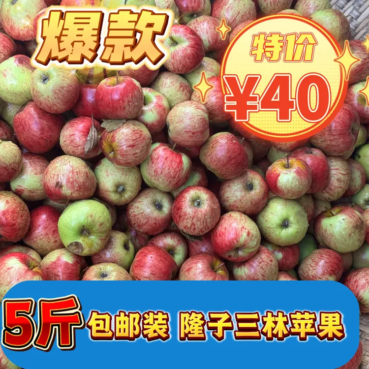 隆子三林优质藏苹果现摘5斤装，营养丰富，现摘现发。只发西藏区内
