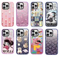 亚克力星钻蓝星钻紫闪粉iphone16promax手机壳适用苹果15防摔套