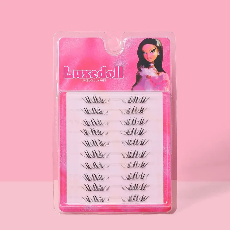 LuxeDoll超网感漫画上镜细梗下睫毛(试用后影响卫生NO退换)黑天鹅