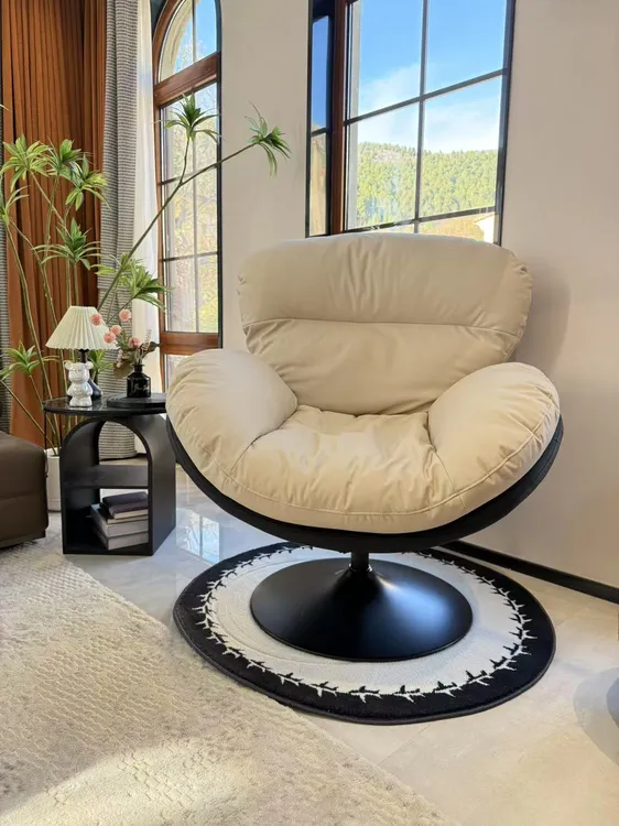 升级款蛋壳椅懒人沙发现代风客厅阳台家用休闲椅躺椅单人沙发