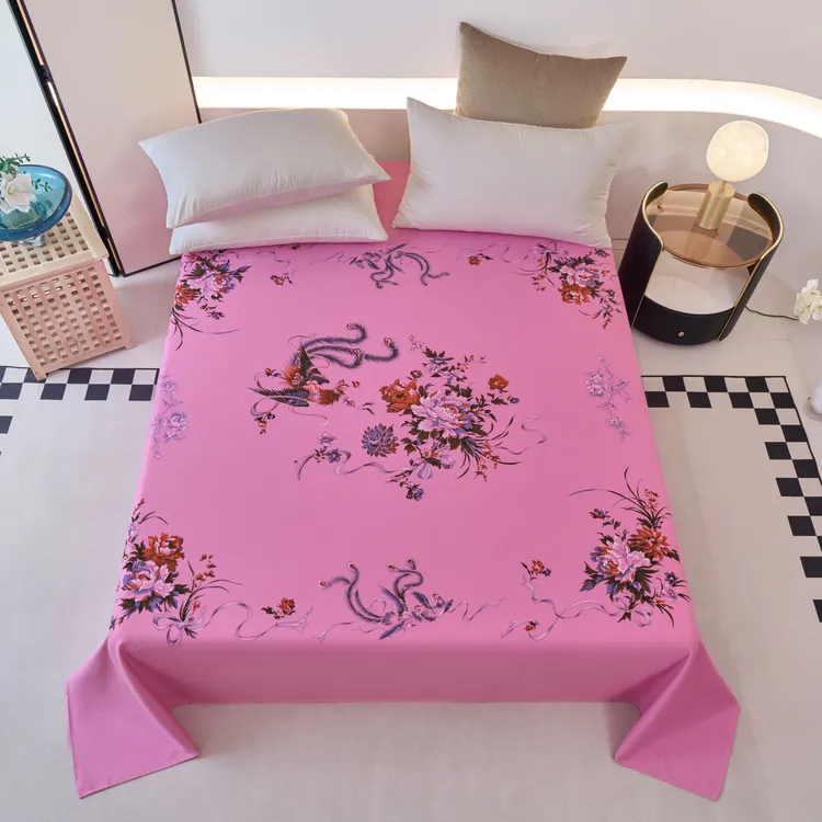 床单家纺纯棉100全棉加厚不跑不滑床可裸睡老式大尺寸怀旧老床单