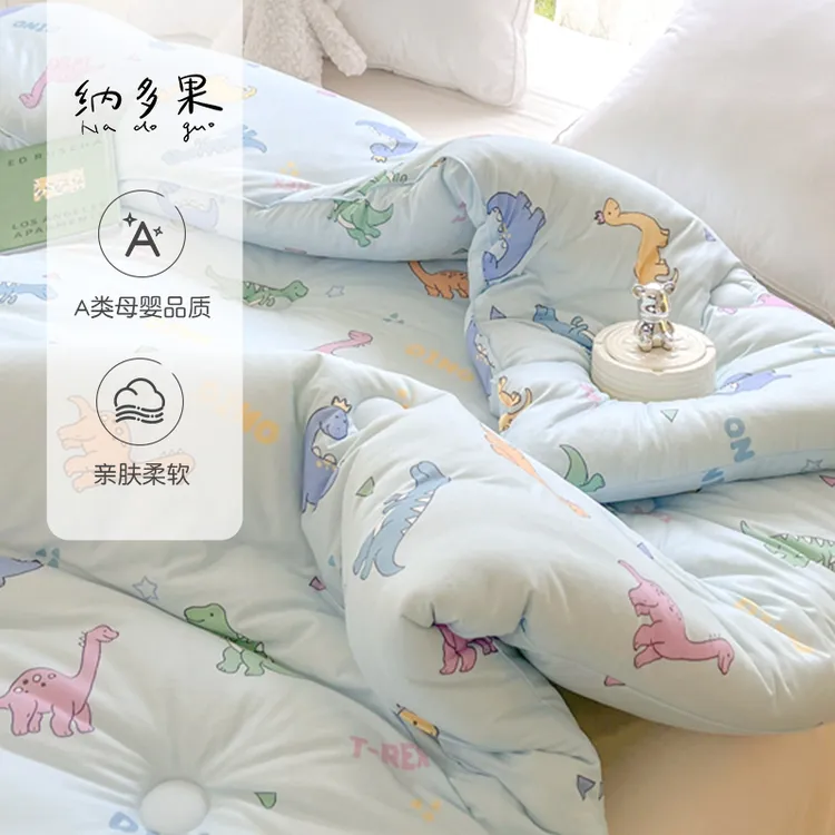 2025新款儿童春秋被蓬松柔软亲肤透气童趣可爱温暖舒适冬被