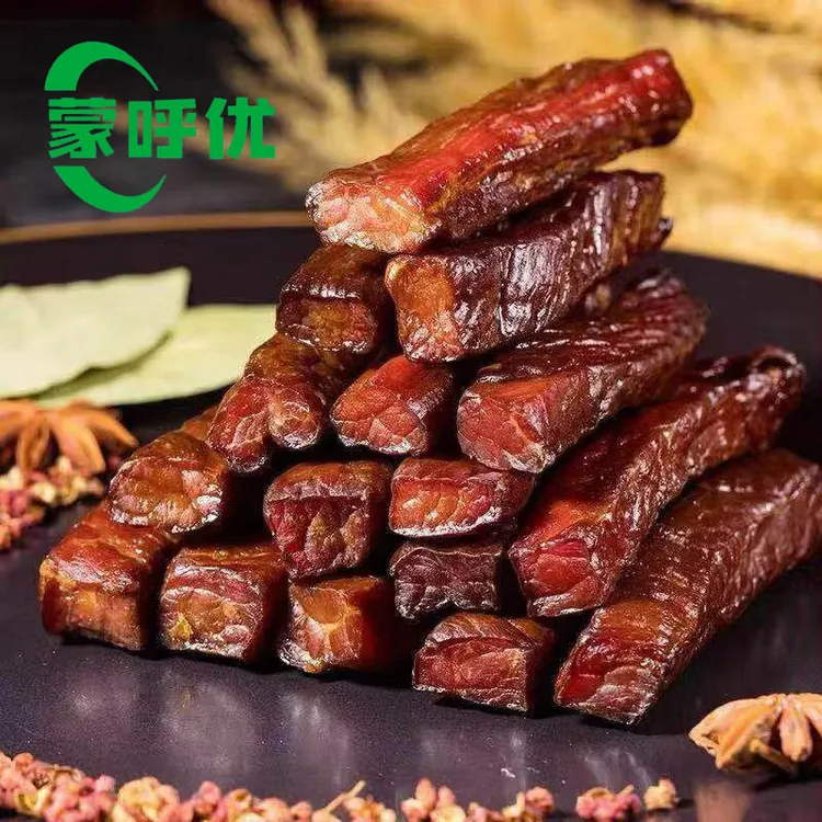 蒙呼优内蒙古特产风干牛肉干解馋休闲小零食