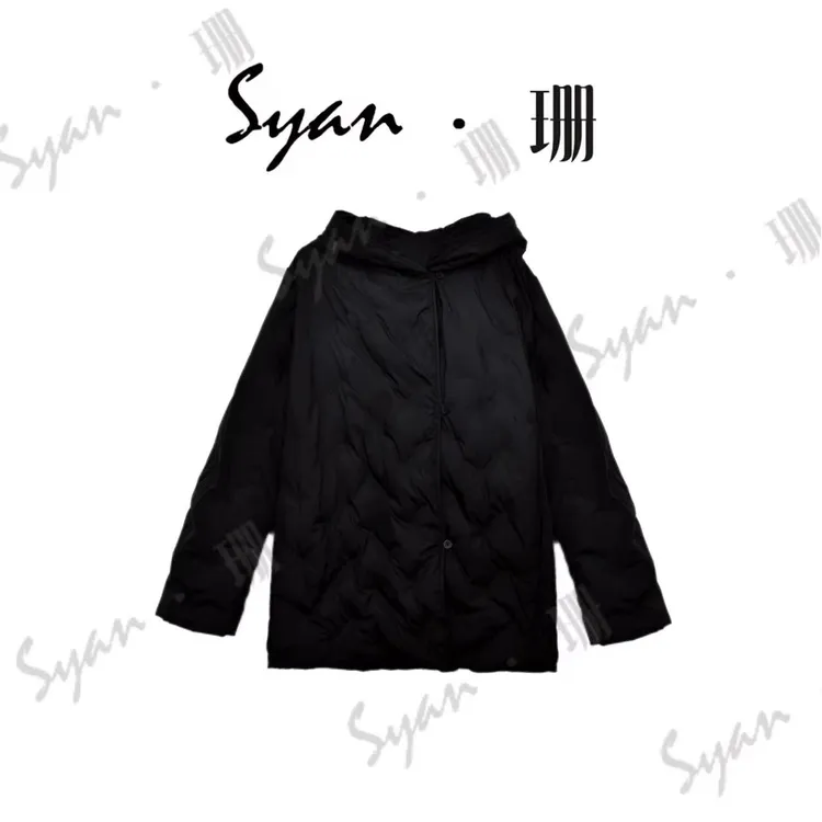 Syan【暖壳】新款冬季小众设计气质轻奢款鹅绒服