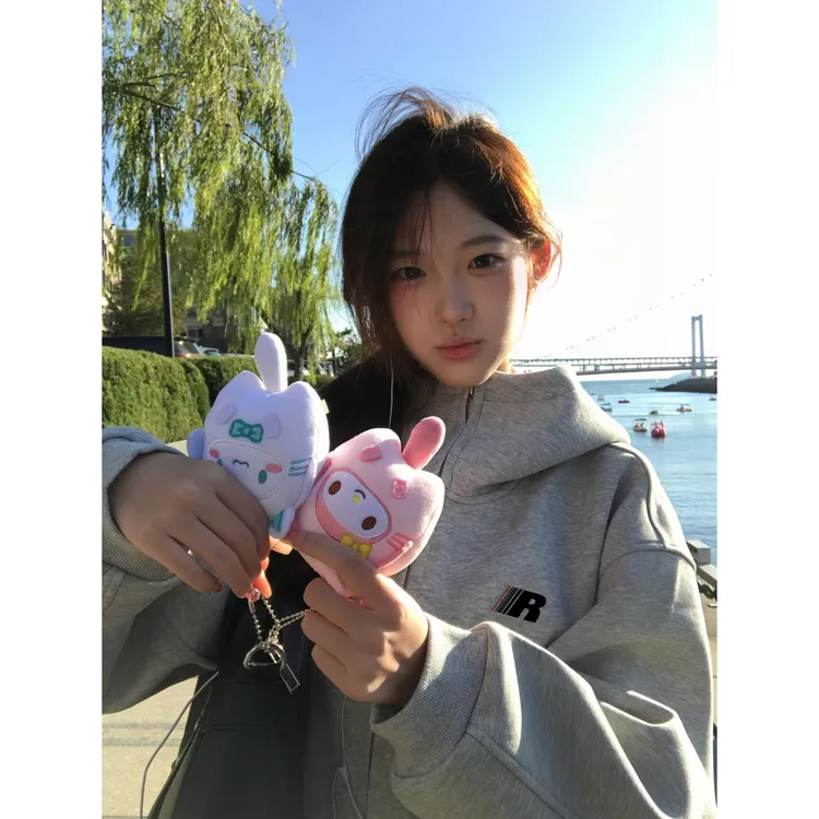 潮牌oversize美式高街高领连帽卫衣女宽松慵懒风情侣款外套 