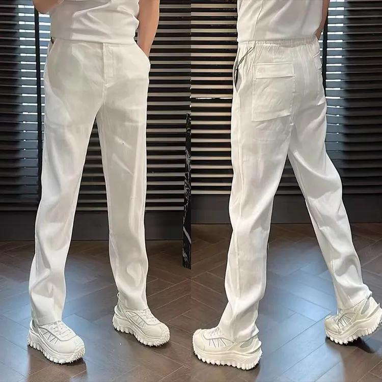 2025夏季新款弹力裤子男韩版潮流长裤修身直筒百搭显瘦男士休闲裤