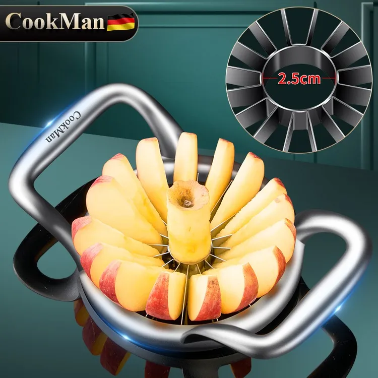 304不锈钢切苹果分瓣器家用水果分割器切块取芯工具苹果去核神器