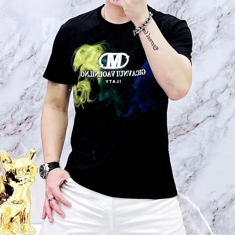 2025春夏新款男士简约短袖休闲舒适高品质时尚T恤Y60026