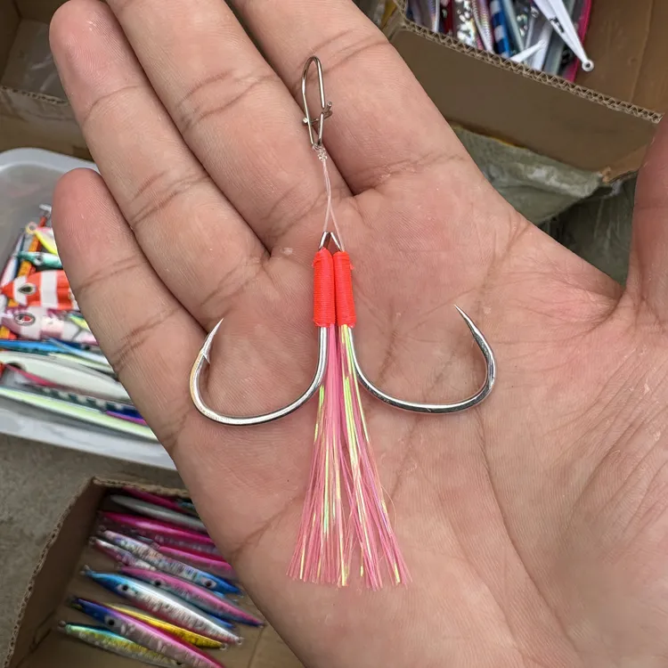 碳线铁板双钩丢钩不丢板鳕鱼黑头大头腥