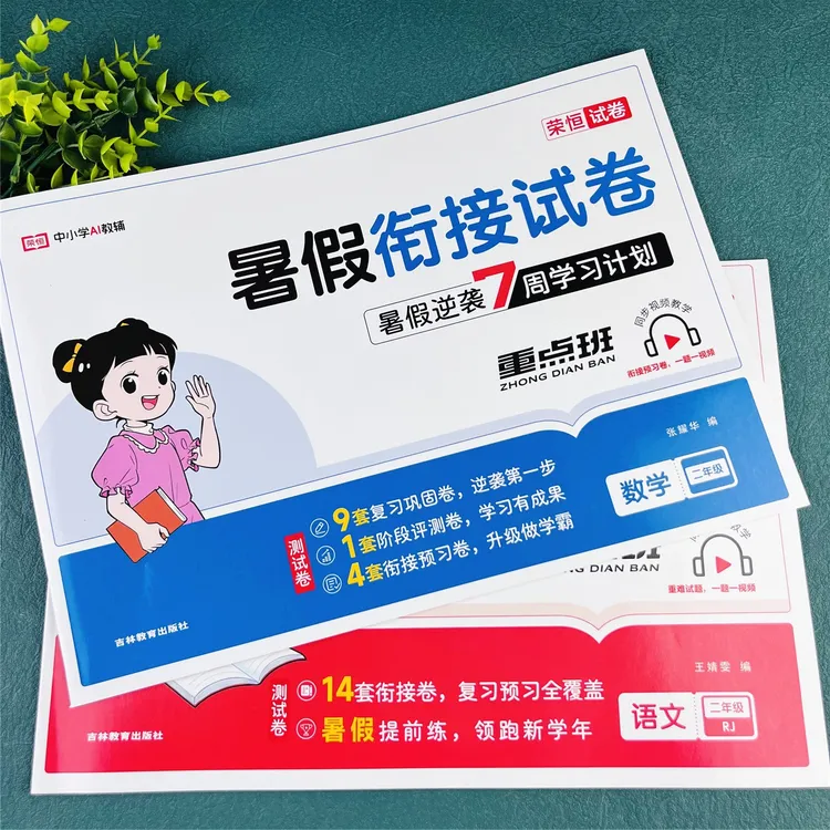 二升三暑假衔接教材全套暑假教辅暑假衔接测试卷二年级暑假作业