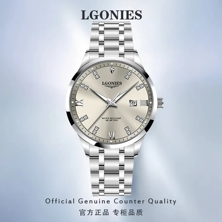 瑞士男士手表全自动机械表夜光防水时尚百搭腕表LOEGSINS商品图