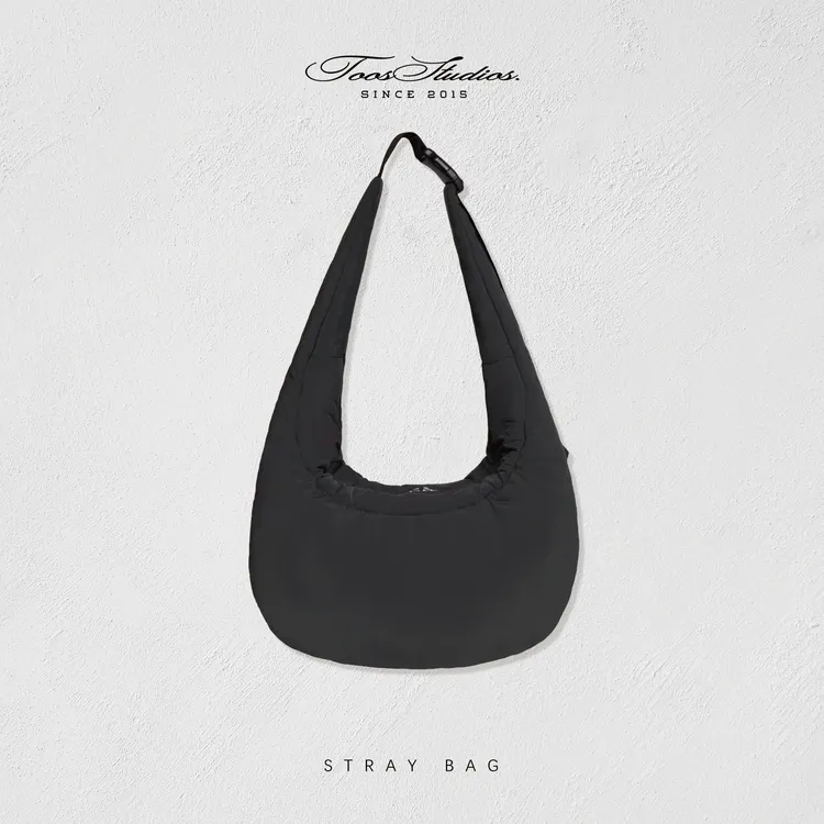 Toos.公路月牙流浪包蓬松面包挎包男女通用款慵懒街头美式休闲风