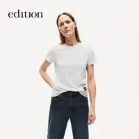 【商场同款】edition2025冬季新款棉感正肩短袖T恤#EBE4TEE008