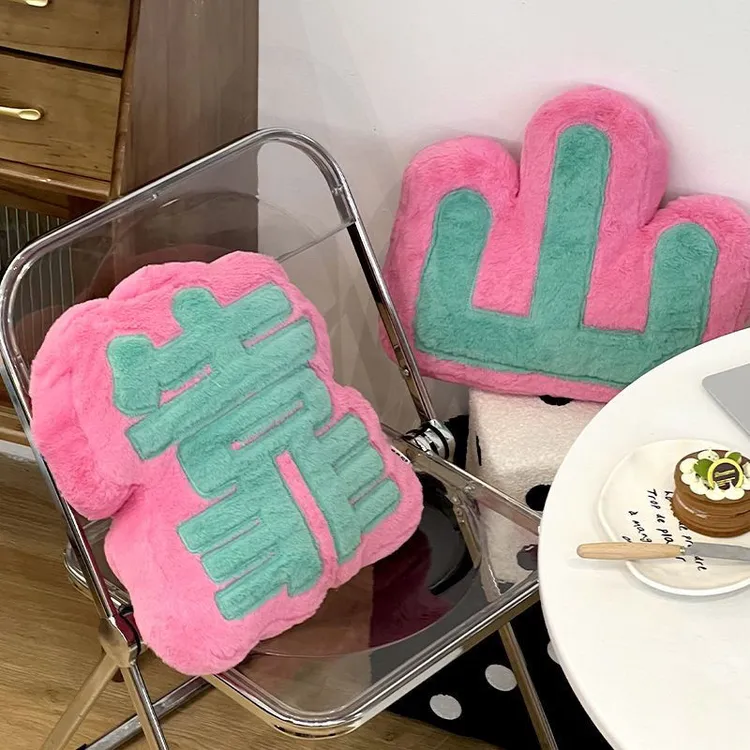 办公室座椅靠垫久坐神器工位护腰夏季靠山午睡枕两用椅子腰靠抱枕