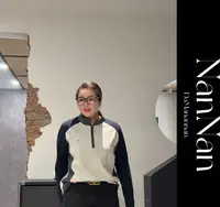 【楠楠推荐】秋季新款百搭插肩显瘦气质撞色简约长袖T恤C8113