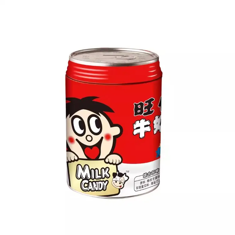 旺仔牛奶糖储钱罐存钱罐401g混合口味结婚喜庆软糖果年货零食批发