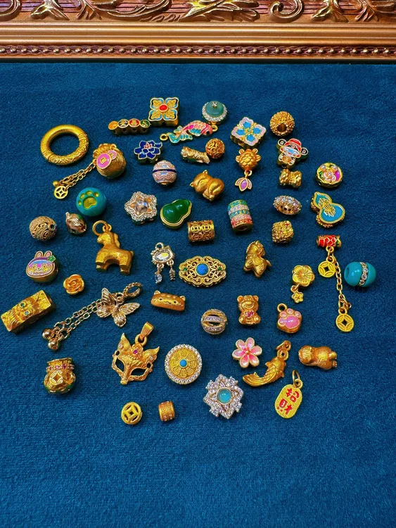 手工饰品DIY铜配件手链项链挂件高保色配件珐琅彩