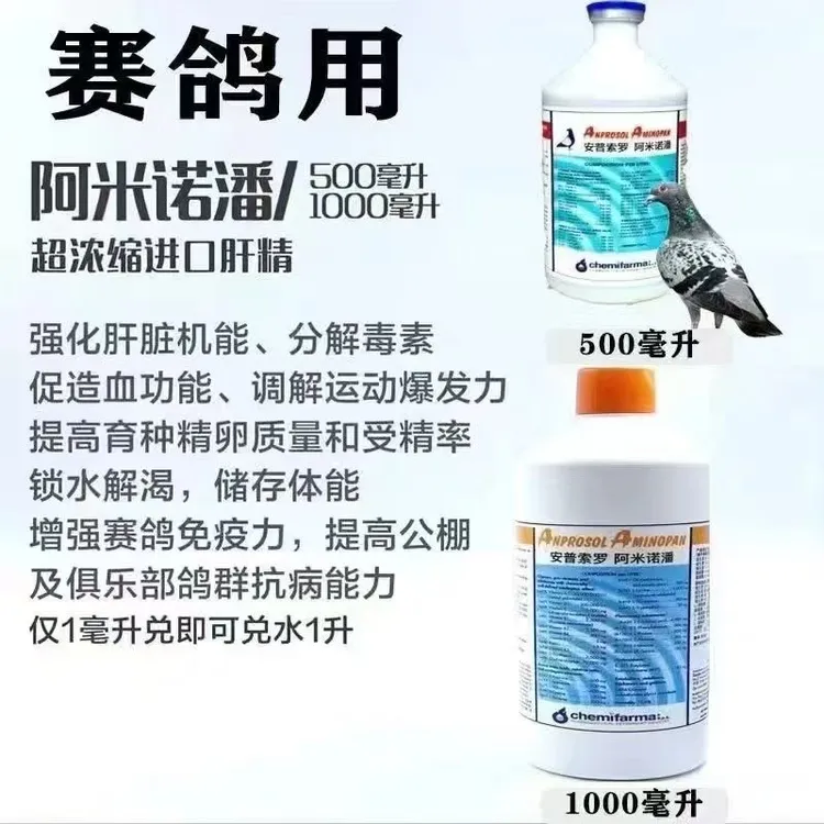 【威泽牧·阿米诺潘】超浓缩甘精 赛鸽专用电解质氨基酸维他命提高鸽