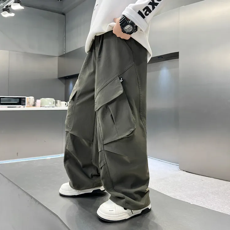 男童裤子春秋款2025新款儿童秋装工装裤中大童男孩秋季休闲长裤潮