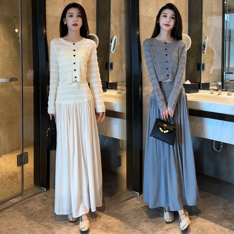 时尚套装裙女2025夏季新款时髦洋气系带短袖上衣半身裙气质两件套