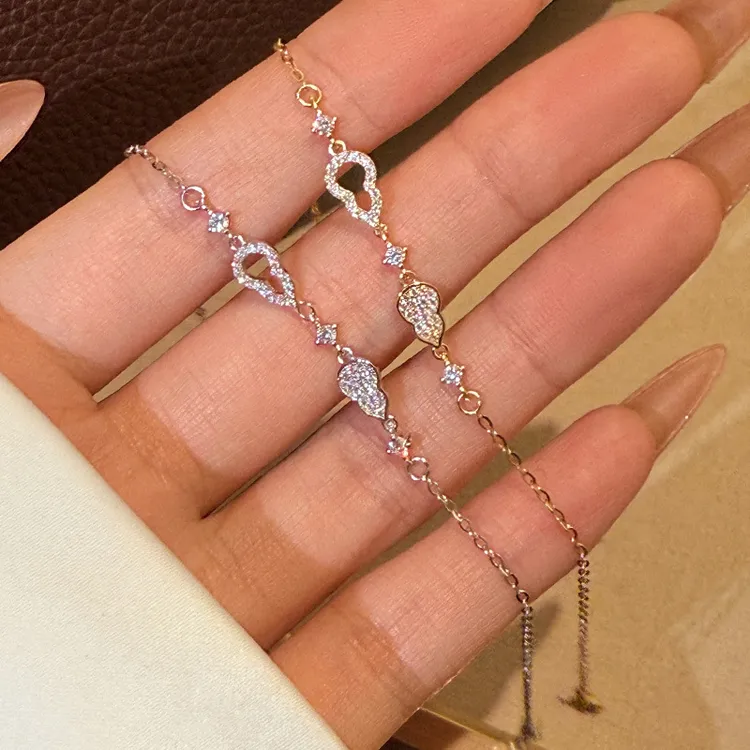 925银合成锆石手链 S925银新中式轻奢葫芦手链女高级感轻奢礼物