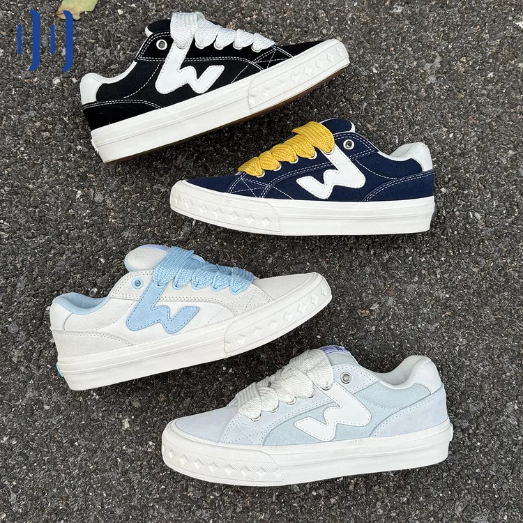 【商城】顽刻ollieskate贝果纯色秋冬BAKE低帮W软底面包板鞋