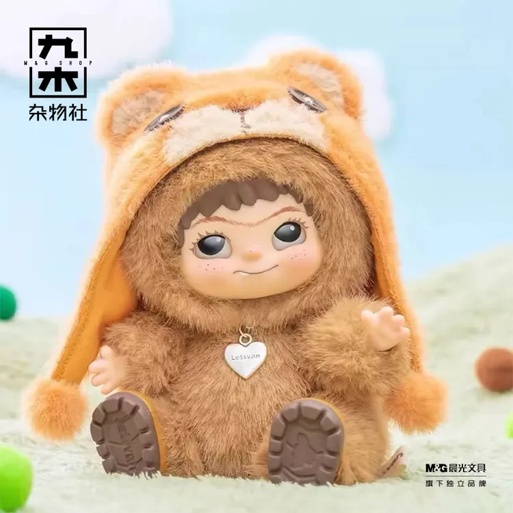 [明星同款]九木杂物社WAKUKU毛毛潮趣派对系列盲盒玩偶手办搪胶