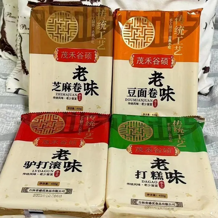 东北特产驴打滚儿凉糕豆面卷