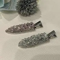 【小魏总珠宝】水晶型侧夹-5cm（一个）