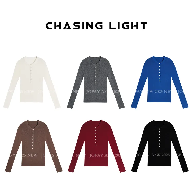 |anna羊毛衫100 羊毛衫|半开领修身针织衫 秋冬搭配 C1670