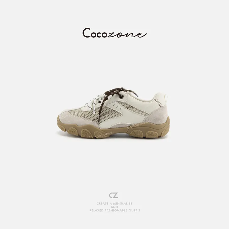 COCO ZONE 刘一一 撞色鞋带显脚小户外简约休闲鞋 ACD2A0538