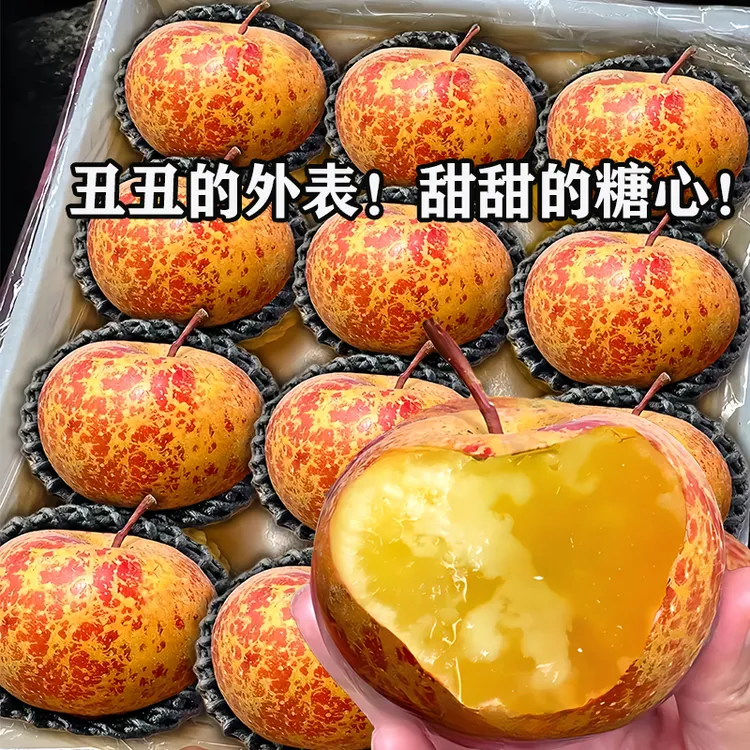 当季热卖正宗云南昭通冰糖心丑苹果脆甜新鲜现摘水果产地直发果园