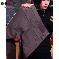 【黑金系列】6520牛仔裤可可棕色男士直筒休闲裤宽松