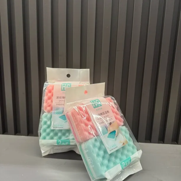 Hc宏创海绵布擦厨房清洁双面去污加厚吸水耐用抹布