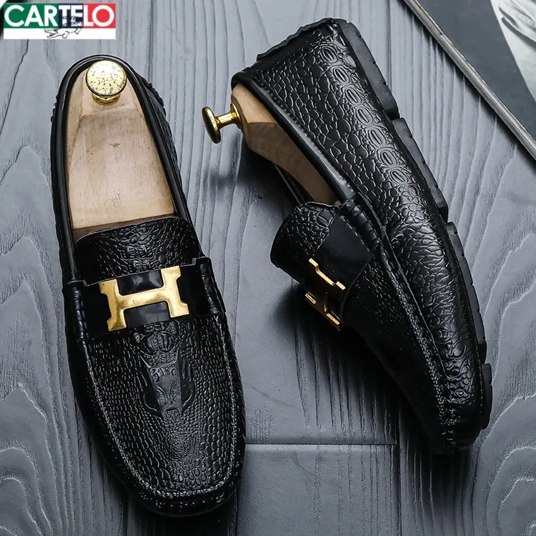 男士一脚蹬乐福鞋子男款2025新版爆款秋冬百搭休闲豆豆鞋男鞋痞帅