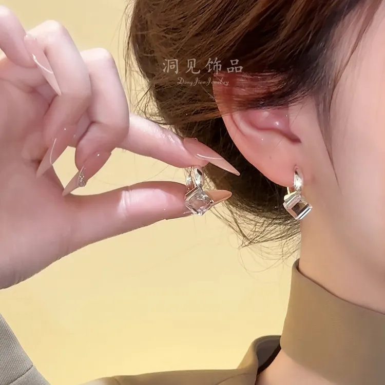  【神秘幻影】几何耳环欧美素款小众日韩百搭ins款ES598